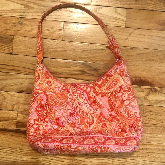 Vera Bradley Large hobo shoulder bag in Sherbet - Picture 4 of 8